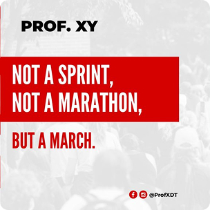 Not a Sprint, Not a Marathon, But a March